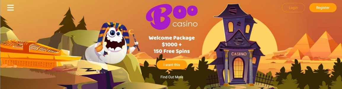 Boo Casino Welcome Package